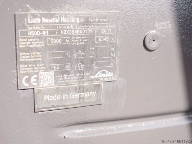 Čelný vysokozdvižný vozík Linde H50D-01