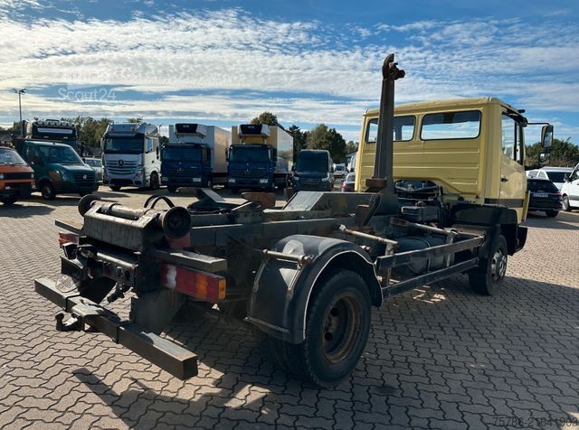 Tipvogn varebil MERCEDES-BENZ 814 BB Abrollkipper/ Meiller City Haken/ 2x AHK