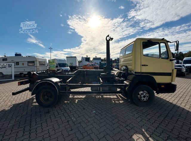 Tipvogn varebil MERCEDES-BENZ 814 BB Abrollkipper/ Meiller City Haken/ 2x AHK