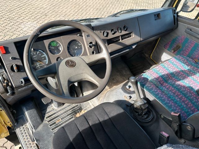 Tipvogn varebil MERCEDES-BENZ 814 BB Abrollkipper/ Meiller City Haken/ 2x AHK