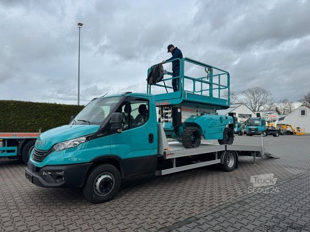 Pick-up furgonas IVECO Maschinentransporter Arbeitsbühnentransporter