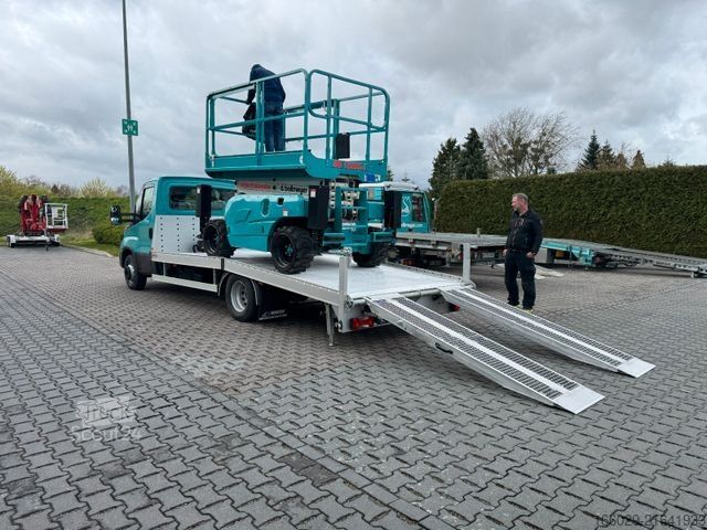 Tralas IVECO Maschinentransporter Arbeitsbühnentransporter
