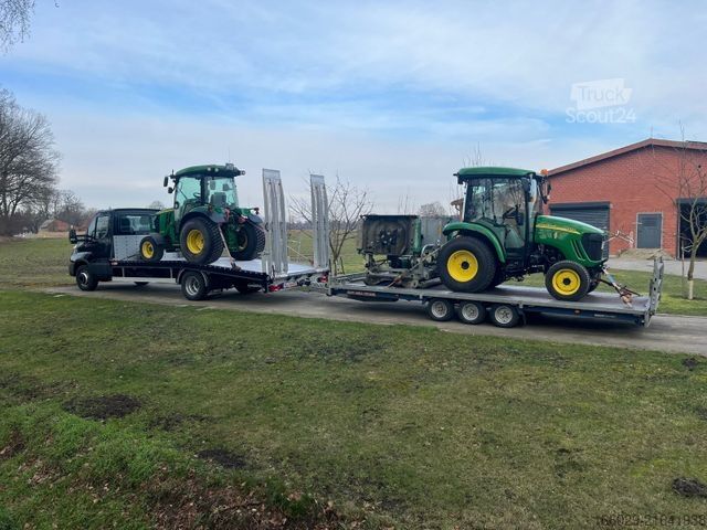 Automobilių gabenimo furgonas IVECO Maschinentransporter Arbeitsbühnentransporter