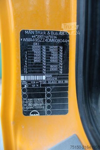 Beton mikser kamyonu MAN TGS 32.400 8x4 BB STETTER 9 m³ - EURO 5 Nr.: 044