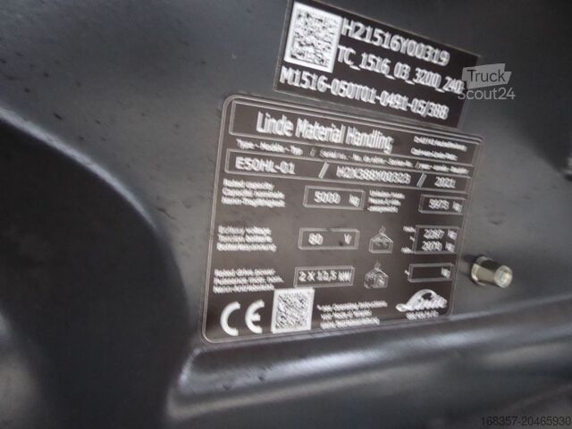 Ανυψωτικό περονοφόρο με εμπρόσθιο φορτηγό Linde E50HL-01