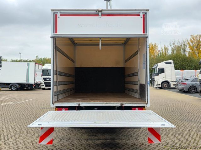 Skriňová dodávka FUSO Canter 9C18 / Ladebordwand / 3 Sitzen