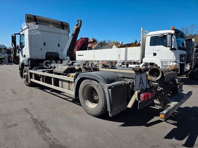 Tovornjak s kavljem za kontejnerje MERCEDES-BENZ Antos Actros 1843 / Meiller Knick /NUR130km/FUNK