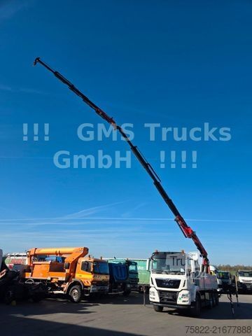LKW mit Pritsche (offen) MAN TGS 35.460 / 8X4 / 28m Kran Fassi 365 + Flyjib