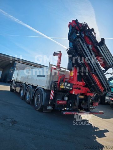 LKW mit Pritsche (offen) MAN TGS 35.460 / 8X4 / 28m Kran Fassi 365 + Flyjib