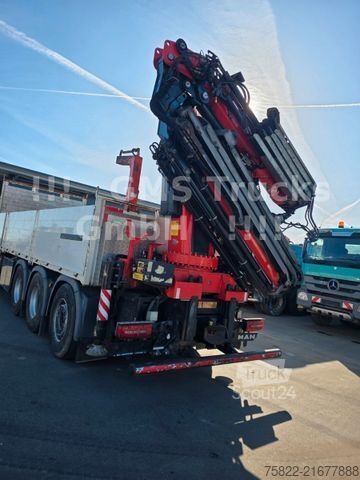 LKW mit Pritsche (offen) MAN TGS 35.460 / 8X4 / 28m Kran Fassi 365 + Flyjib