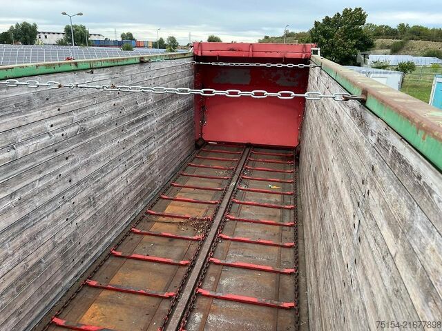 Vagón cargador HAWE Tridem SDW 45T, Heckentleerung, Silagewagen