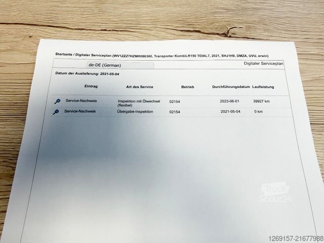 Microbuz VOLKSWAGEN T6.1 Camper Kombi lang 4x4 4MOTION Aufstelldach