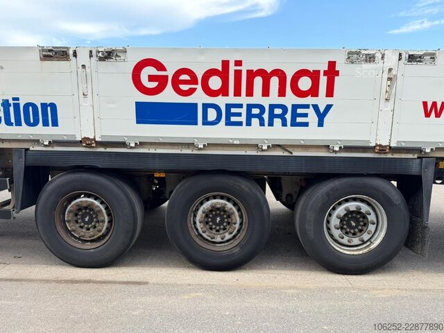 Platform trailer Schmitz Cargobull SCB*S3T - 3 AS PLATEAU + ALU ZIJBORDEN / PLATEA...