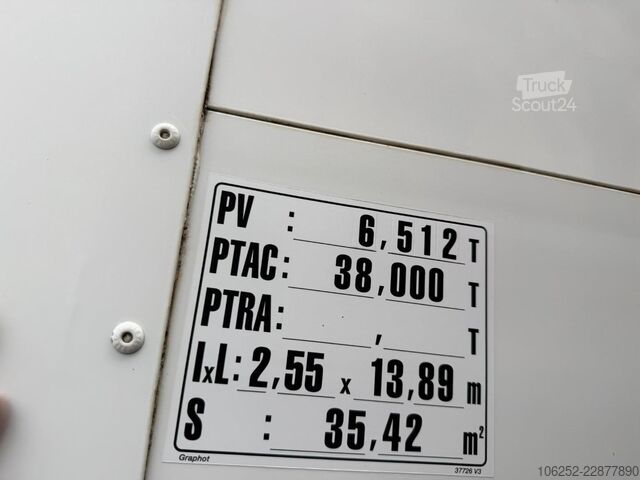 Platform trailer Schmitz Cargobull SCB*S3T - 3 AS PLATEAU + ALU ZIJBORDEN / PLATEA...