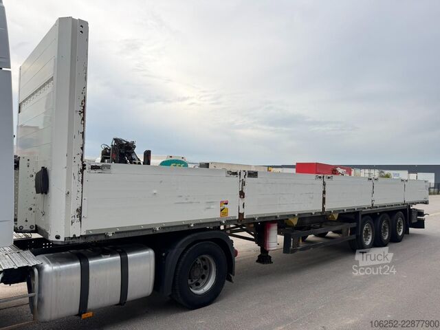 Lastplattform Schmitz Cargobull SCB*S3T - 3 axles PLATFORM  + ALU SIDEBOARDS / ...