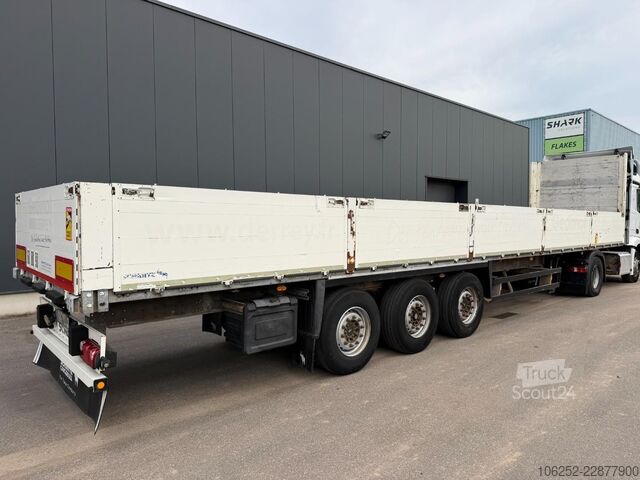 Lastplattform Schmitz Cargobull SCB*S3T - 3 axles PLATFORM  + ALU SIDEBOARDS / ...