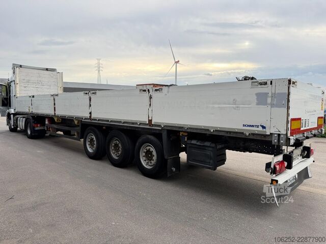 Lastplattform Schmitz Cargobull SCB*S3T - 3 axles PLATFORM  + ALU SIDEBOARDS / ...