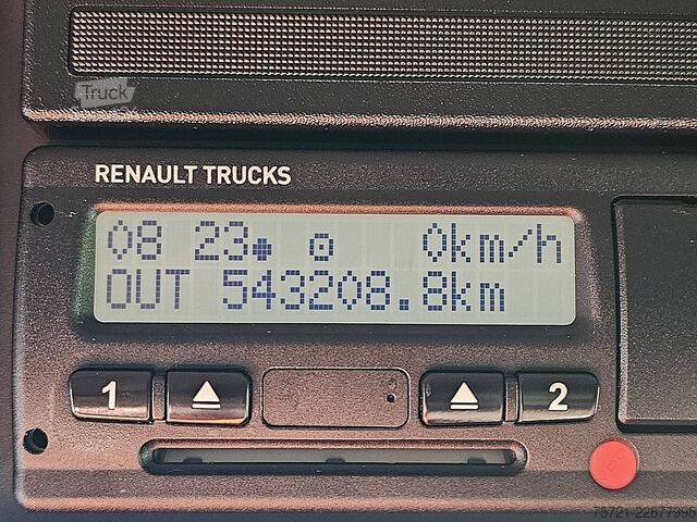 Plattform trailer RENAULT C 380 Platform Pritsche Plateau 4x2 21Ton