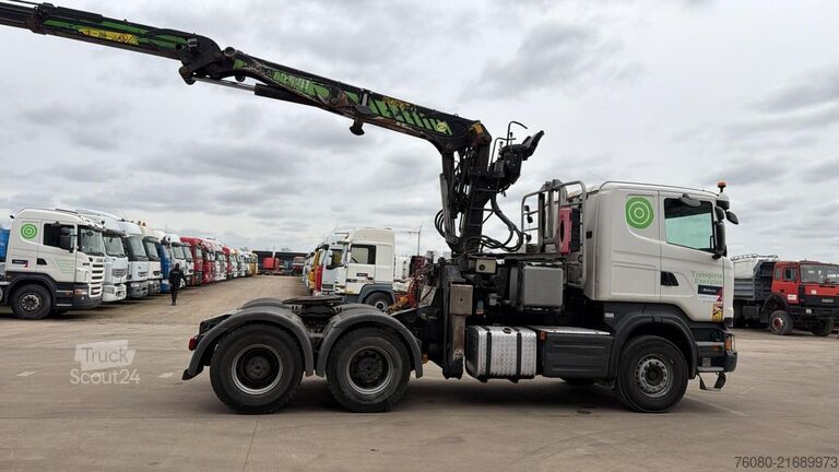 Standaard trekker Scania R580 (EURO 6 / FRENCH TRUCK / BIG HUB / 6X4 / T...