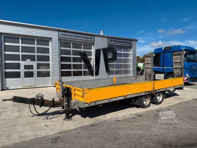 Lavtloader trailer SCHMIDT TUE119SP Tandemtieflader verzinkt