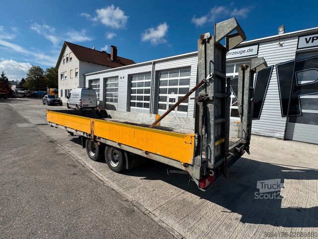 Lavtloader trailer SCHMIDT TUE119SP Tandemtieflader verzinkt