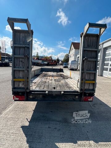 Lavtloader trailer SCHMIDT TUE119SP Tandemtieflader verzinkt