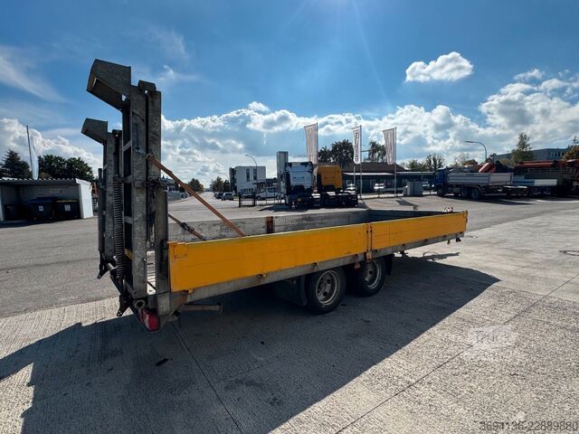 Lavtloader trailer SCHMIDT TUE119SP Tandemtieflader verzinkt