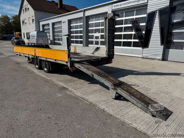 Lavtloader trailer SCHMIDT TUE119SP Tandemtieflader verzinkt