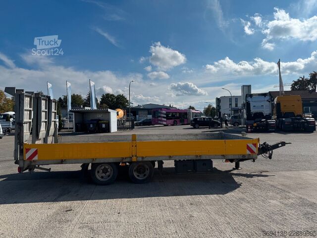 Remolque de plataforma baja SCHMIDT TUE119SR Tandemtieflader verzinkt