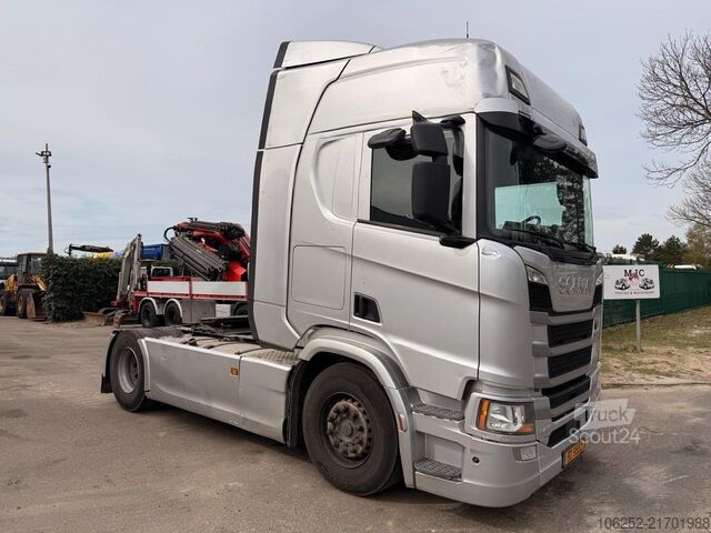 Tracteur standard Scania R450 2X TANK - SPOILERS + SIDESKIRTS - LEATHER