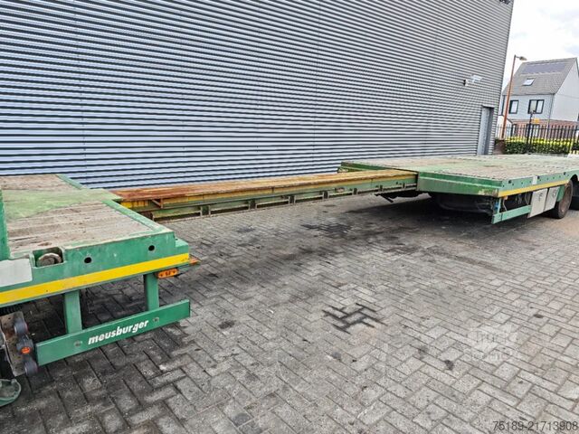 Góndola de cama semirrebajada Meusburger MTS-4 4 Meter Extand. 80 CM Mega-Lowdeck!
