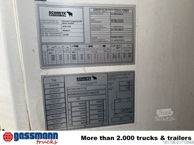 Kühlauflieger Schmitz SKO 24/L-13.4 FP 45 Cool, Mega, Carrier,