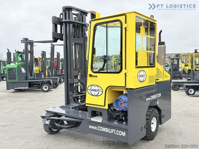 Carrello elevatore a 4 direzioni Combilift C4000 GAS DUPLEX 4600 FREE-LIFT CABIN