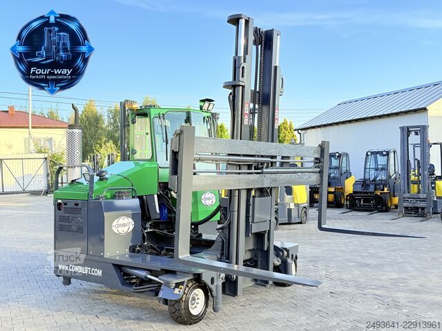 Wózek widłowy czterokierunkowy Combilift C4000 GAS DUPLEX 4050 WIDE POSITIONER