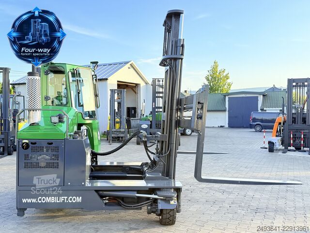 Wózek widłowy czterokierunkowy Combilift C4000 GAS DUPLEX 4050 WIDE POSITIONER