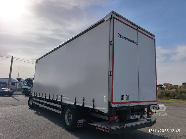 Camión plataforma con toldo RENAULT 18.300 MIDLUM EURO 5