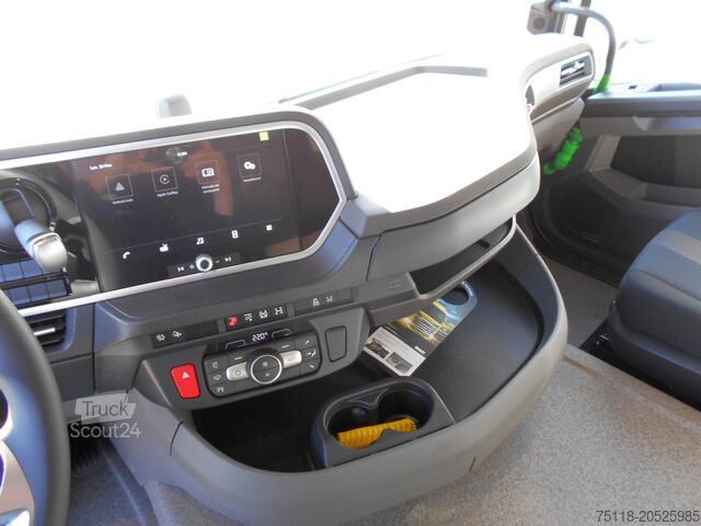 Camion avec plateau et bâche DAF XF 480 FAN 6x2 - CENTINA 24 EPAL