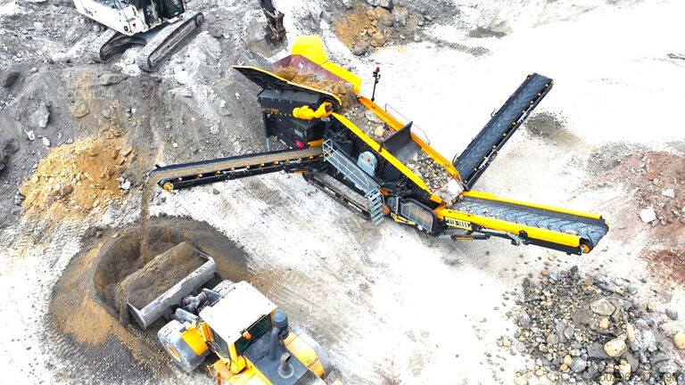 Sijojimo ir smulkinimo įrenginiai FABO FTB-1550 Siebanlagen und Brechanlagen