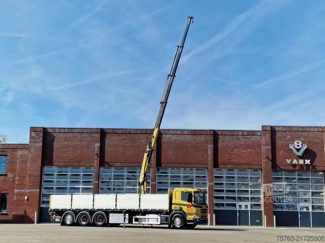 Camião-grua Scania P400 8x4*4 - Palfinger PK18002-EH Crane - Exten...