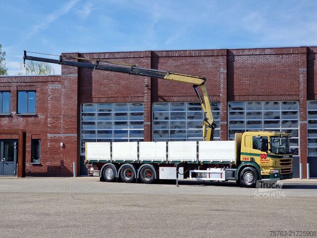 Camião-grua Scania P400 8x4*4 - Palfinger PK18002-EH Crane - Exten...