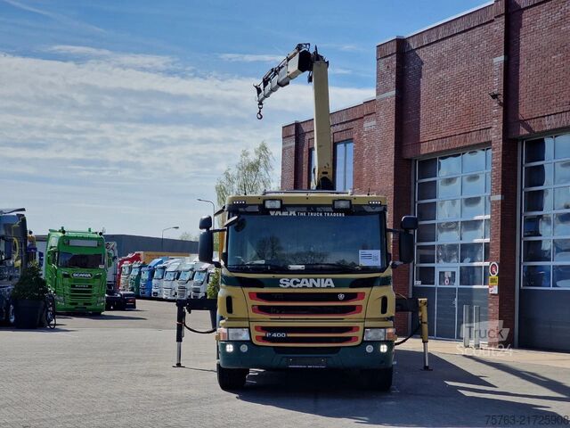 Camião-grua Scania P400 8x4*4 - Palfinger PK18002-EH Crane - Exten...