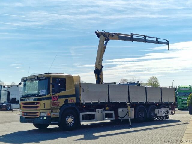 Camião-grua Scania P400 8x4*4 - Palfinger PK18002-EH Crane - Exten...
