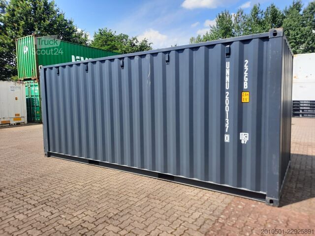 контейнер для перевозки 20 Fuß RAL7016 CONTAINER SEECONTAINER LAGERCONTAINER SELF STORAGE NEU