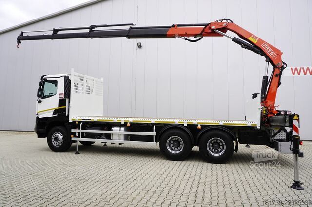 Платформа с краном Renault C380 DTI 11 6x4 / Fassi F235A.0.24 E