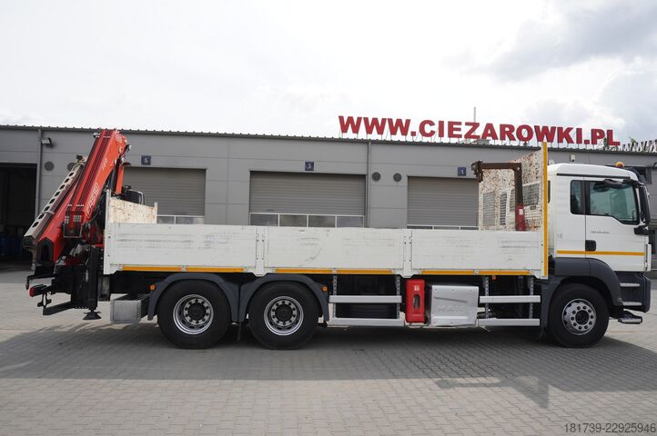Платформа с краном MAN TGS 26.420 6x4 / Fassi F215A.2.24