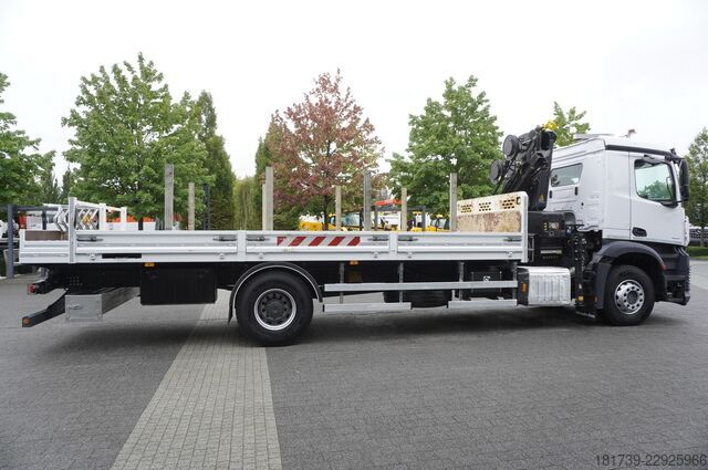 Πλατφόρμα με γερανό Mercedes-Benz Arocs 1833 4x2 / 50 tho. km! / HIAB
