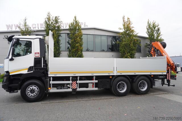 Πλατφόρμα με γερανό Renault C380 Comfort 6x4 / Atlas 172.3E crane