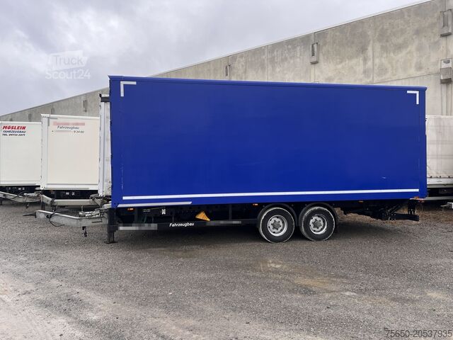 Koffer aanhanger Möslein TKO 105 DL Schwebheim Tandem Koffer, Ladebordwand + Durchladbar, Wenig Benutzt