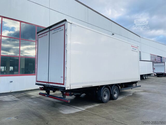 Koffer aanhanger Möslein TKO 105 D 7m weiß Tandem- Koffer, Durchladbar, Neuwertig
