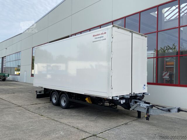 Koffer aanhanger Möslein TKO 105 D 6m weiß Tandem- Koffer, Durchladbar, -- Neufahrzeug --